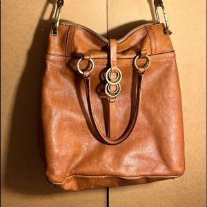Nanninj Brown Genuine leather bag
